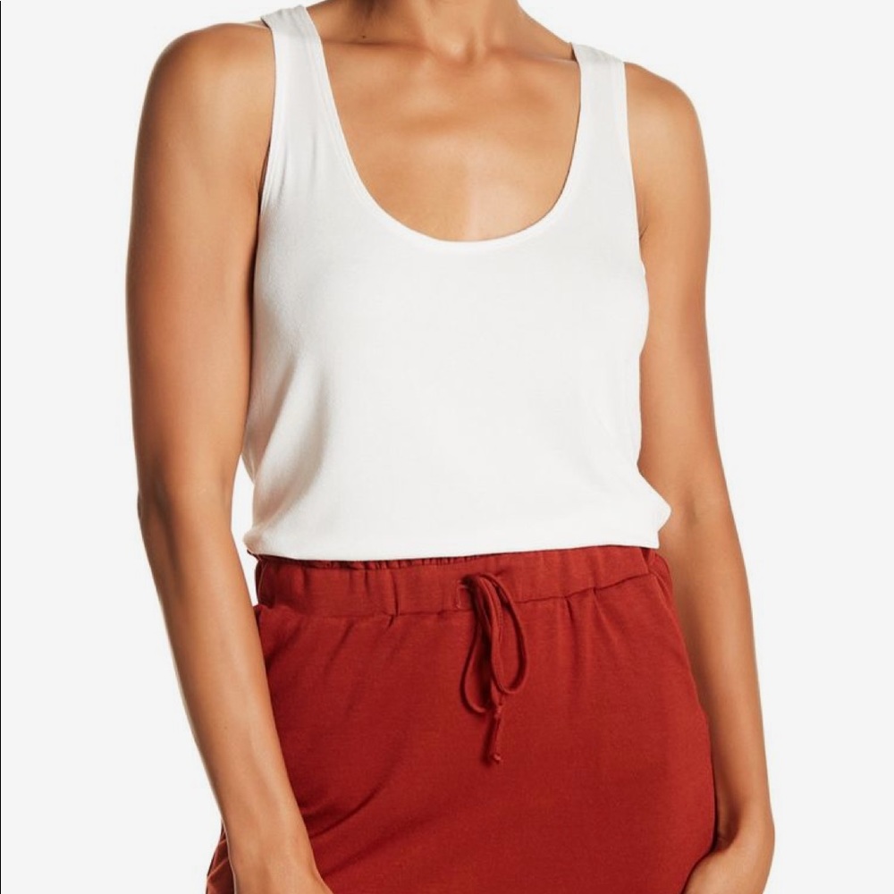 Scoop Neck Racerback Tank Top